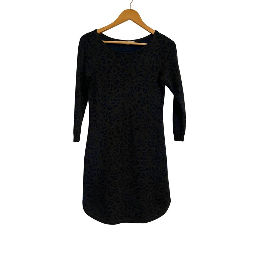 Loft animal print sweater dress